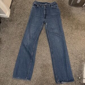 Vintage Levis California Straights Jeans Mens 26 Straight Leg 90s USA Denim